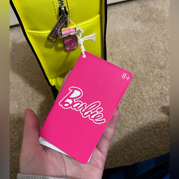 Loungefly 65TH Anniversary Barbie Neon Yellow Pink Skate Bag AMC Mattel NWT - Picture 8 of 9